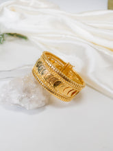 21k Gold Bangle - Cleopatra Jewelers