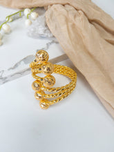 21k Gold Bangle - Cleopatra Jewelers