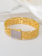 21k Gold Bangle - Cleopatra Jewelers