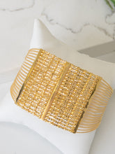 21k Gold Bangle - Cleopatra Jewelers