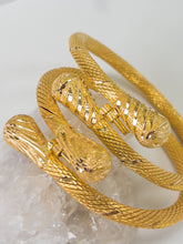 21k Gold Bangle - Cleopatra Jewelers