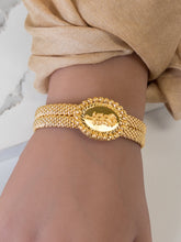 21k Gold Bangle - Cleopatra Jewelers