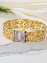 21k Gold Bangle - Cleopatra Jewelers