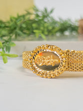 21k Gold Bangle - Cleopatra Jewelers