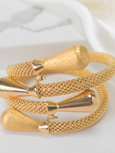 21k Gold Bangle - Cleopatra Jewelers