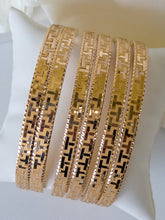 21k Gold Bangles Set - Cleopatra Jewelers
