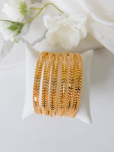 21k Gold Bangles Set - Cleopatra Jewelers