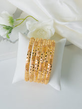 21k Gold Bangles Set - Cleopatra Jewelers
