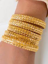 21k Gold Bangles Set - Cleopatra Jewelers