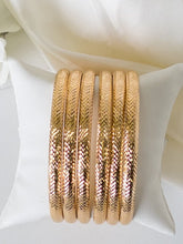 21k Gold Bangles Set - Cleopatra Jewelers