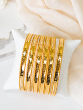 21k Gold Bangles Set - Cleopatra Jewelers