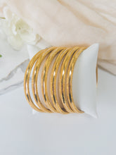 21k Gold Bangles Set - Cleopatra Jewelers