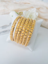 21k Gold Bangles Set - Cleopatra Jewelers