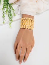 21k Gold Bangles Set - Cleopatra Jewelers
