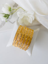 21k Gold Bangles Set - Cleopatra Jewelers