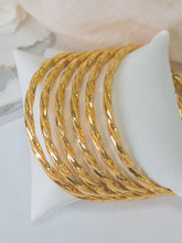 21k Gold Bangles Set - Cleopatra Jewelers