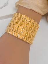21k Gold Bangles Set - Cleopatra Jewelers