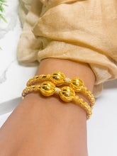 21k Gold Bangles Set - Cleopatra Jewelers