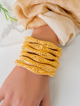 21k Gold Bangles Set - Cleopatra Jewelers
