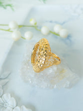 21k Gold Coin Ring - Cleopatra Jewelers