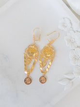 21k Gold Earings - Cleopatra Jewelers