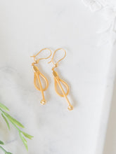 21k Gold Earings - Cleopatra Jewelers