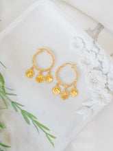 21k Gold Earings - Cleopatra Jewelers