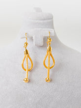 21k Gold Earings - Cleopatra Jewelers