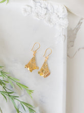 21k Gold Earings - Cleopatra Jewelers