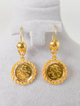 21k Gold Earings - Cleopatra Jewelers