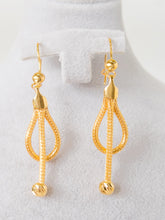 21k Gold Earings - Cleopatra Jewelers