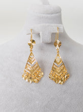 21k Gold Earings - Cleopatra Jewelers