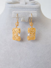 21k Gold Earrings - Cleopatra Jewelers
