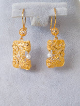 21k Gold Earrings - Cleopatra Jewelers
