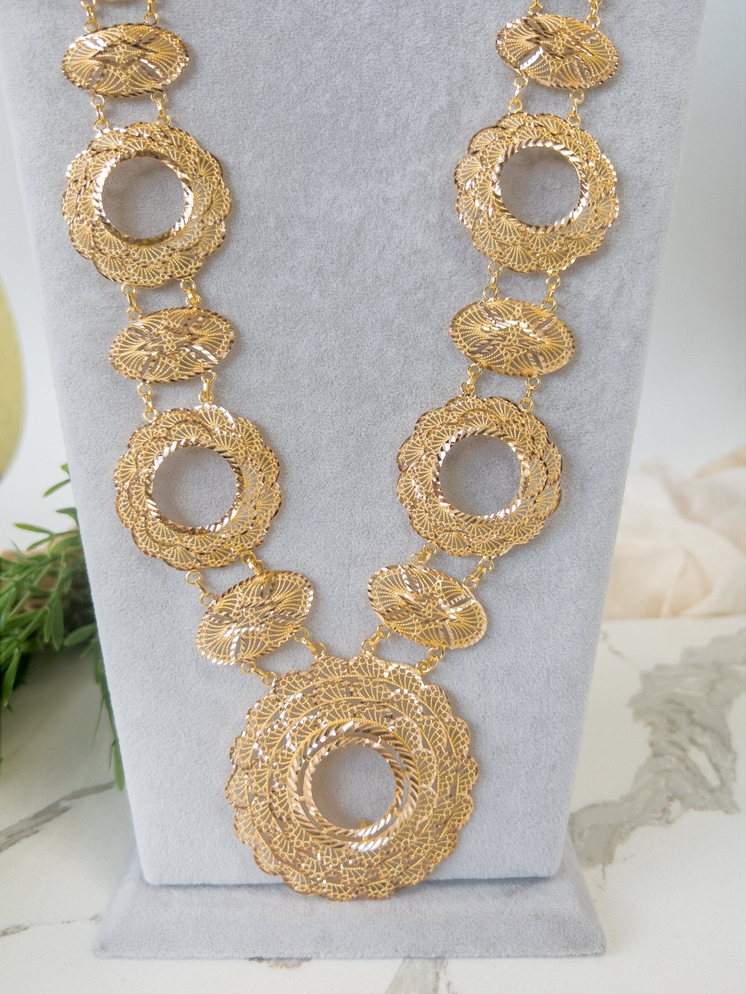 Serafina Coin Necklace Gold Vermeil – Temple of the Sun Jewellery