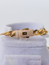 21k Gold Monaco chain classic half set - Cleopatra Jewelers