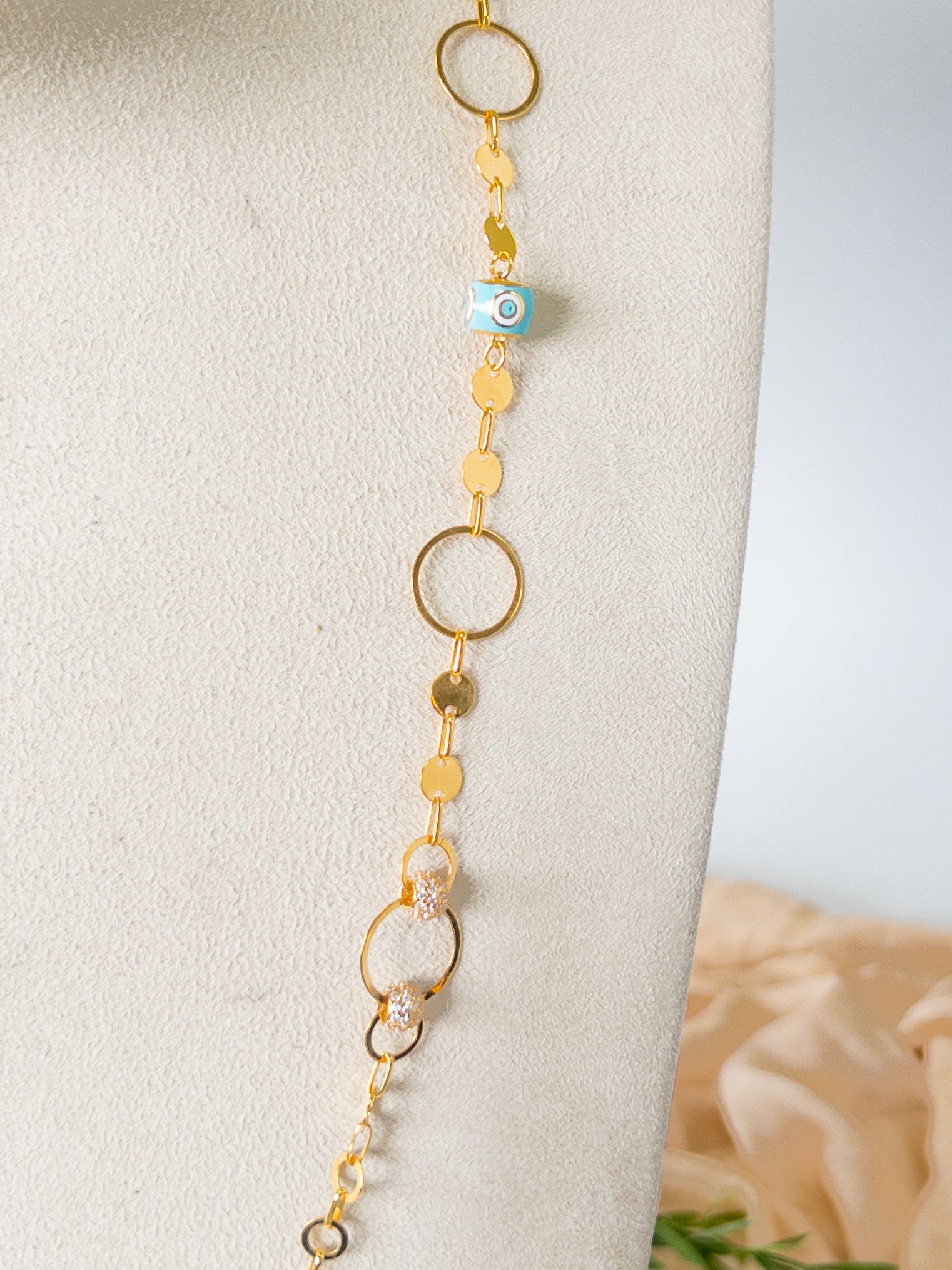 21k Gold Necklace - Cleopatra Jewelers