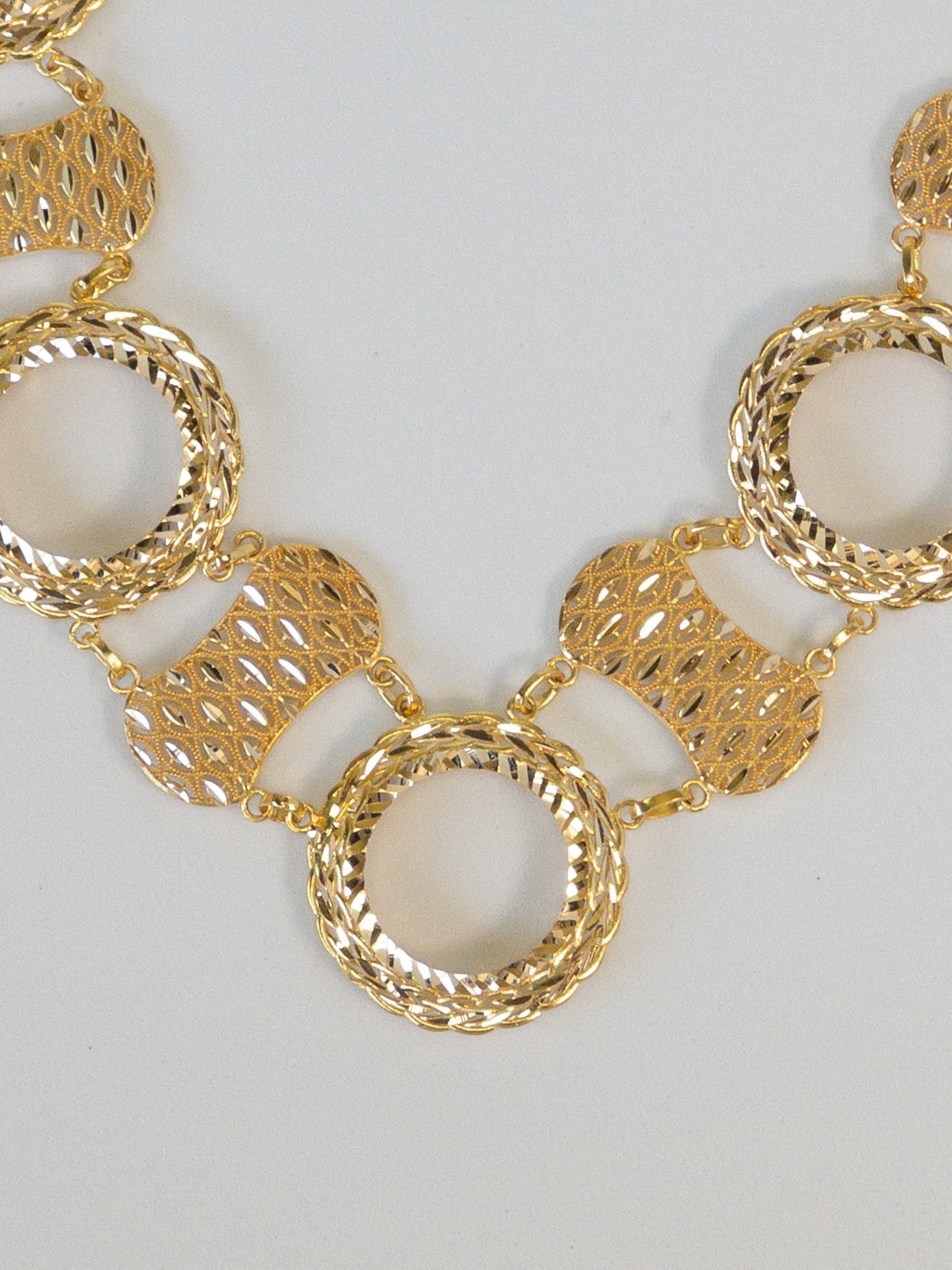 21k Gold necklace - Cleopatra Jewelers
