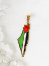 21k Gold Palestine Pendants - Cleopatra Jewelers