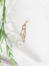 21k Gold Palestine Pendants - Cleopatra Jewelers