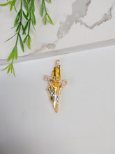 21k Gold Pendants Palestine and Key - Cleopatra Jewelers