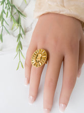 21k Gold Ring - Cleopatra Jewelers