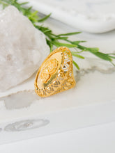 21k Gold Ring - Cleopatra Jewelers
