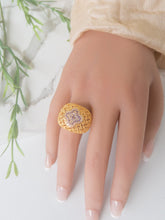 21k Gold Ring - Cleopatra Jewelers