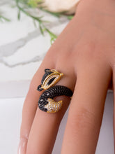 21k Gold Ring - Fox Collection - Cleopatra Jewelers