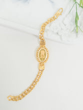 21k Gold Rose Bracelet - Cleopatra Jewelers