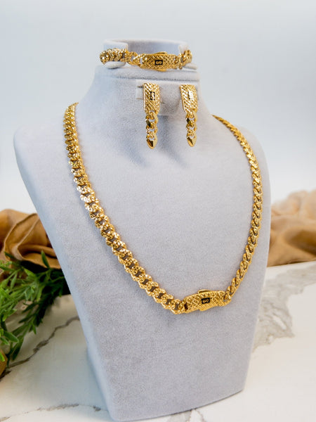 21k Gold Set – Cleopatra Jewelers