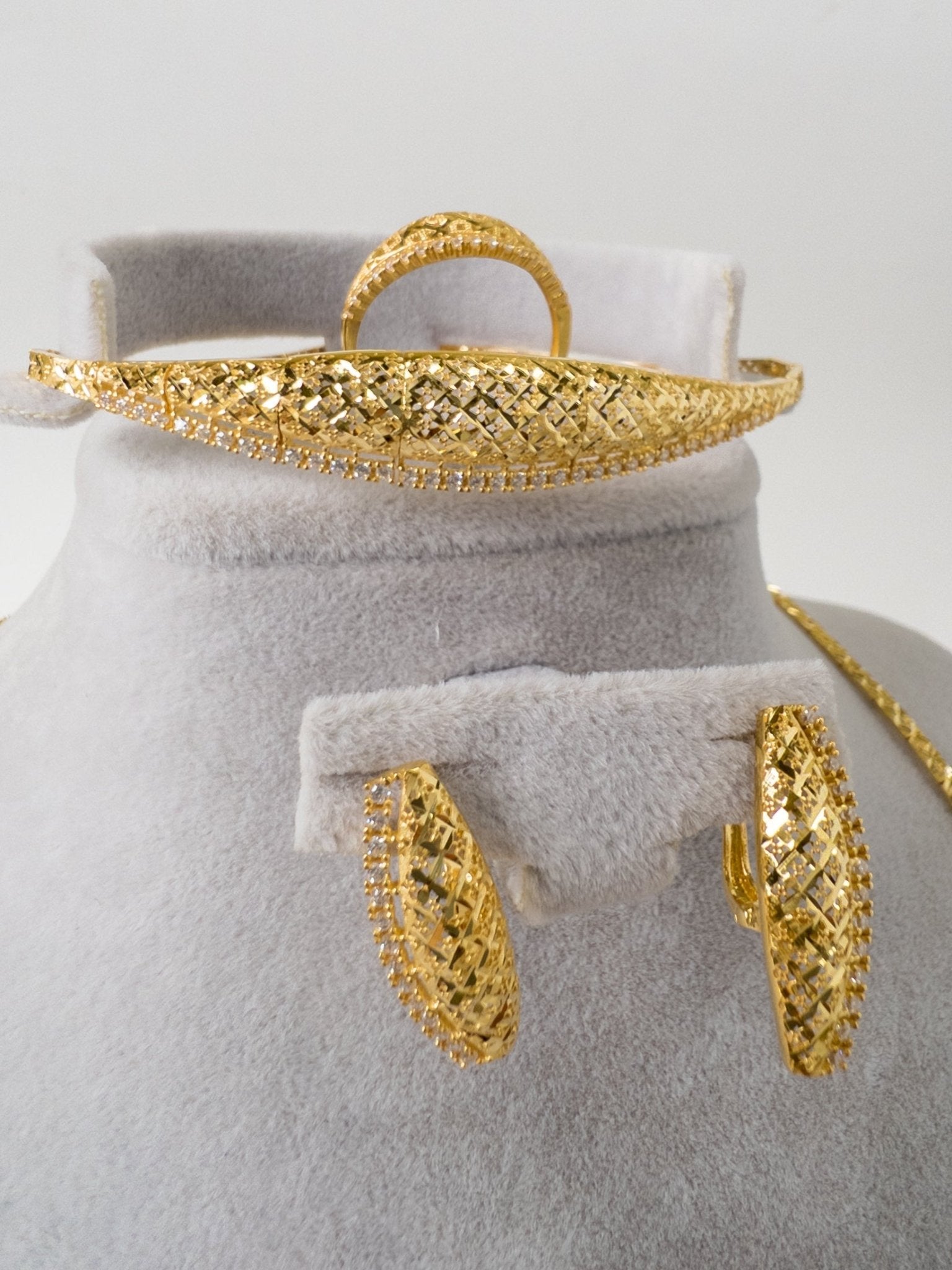 Two-Color Dubai Gold Rings For Women Men 24k Color Ethiopian African Jewelry  Saudi Arabic Wedding Ring Bride Gift - AliExpress