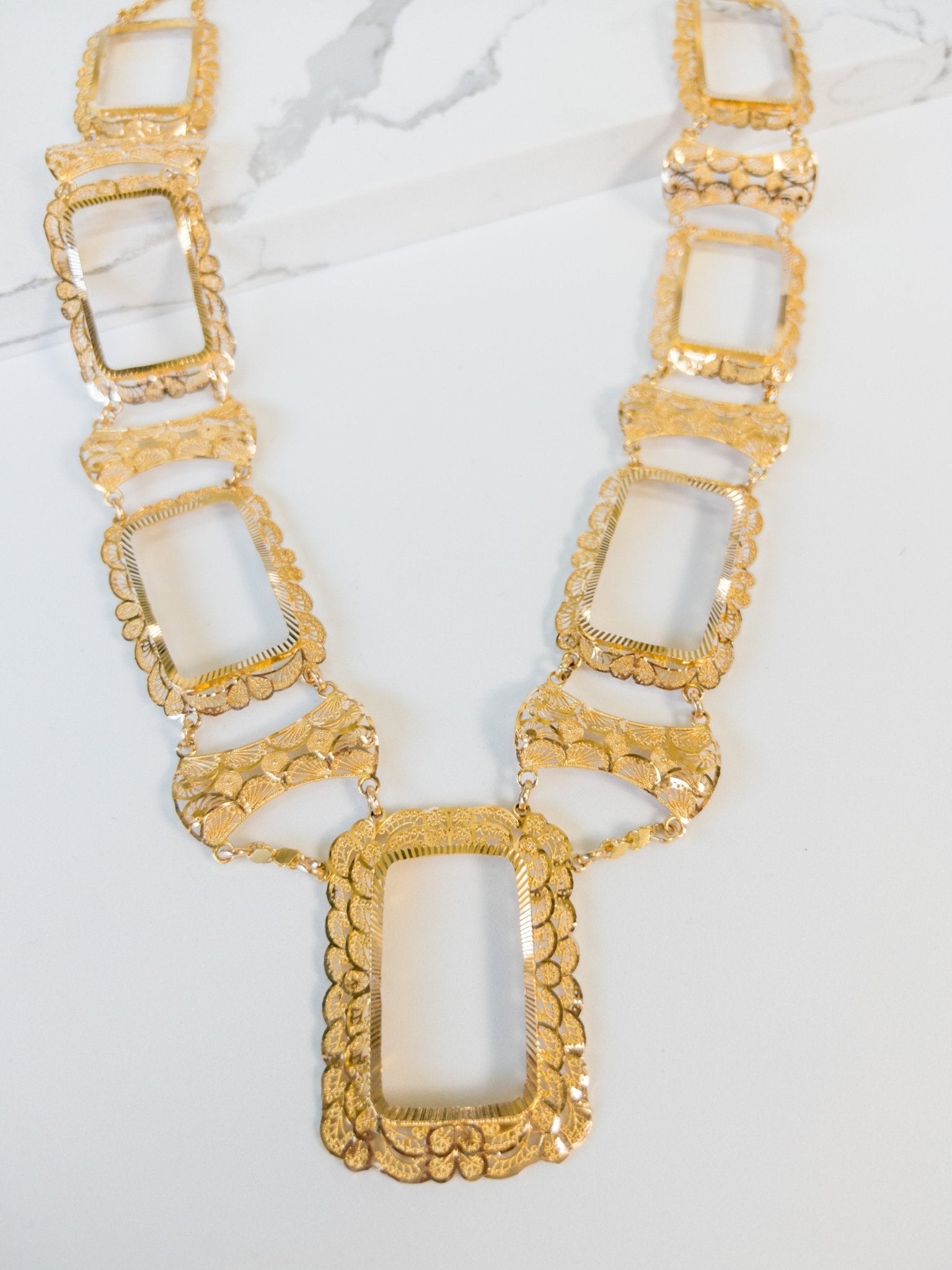 21k Ounces Klada Necklace - Cleopatra Jewelers
