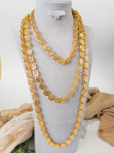 21k Yellow Gold 2 meter halabi chain - Cleopatra Jewelers